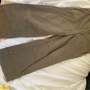 LOFT Tan Wide Leg Pants